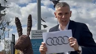 Uprowadzenie królika z ronda w Kleczewie. Burmistrz stawia ultimatum