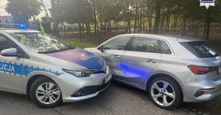 Pościg za kierowcą audi. Nie zatrzymał się do kontroli. To miał na sumieniu