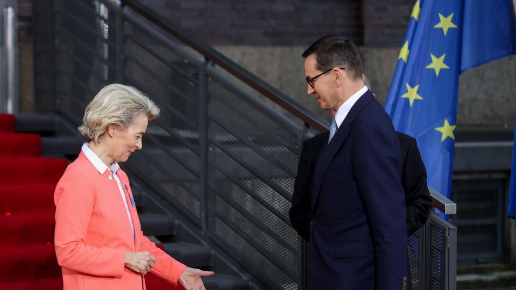 Na zdjęciu Mateusz Morawiecki i Ursula von der Leyen