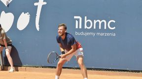 Challenger Saint Brieuc: Szymon Walków bez powodzenia w deblu. Kamil Majchrzak poznał rywala