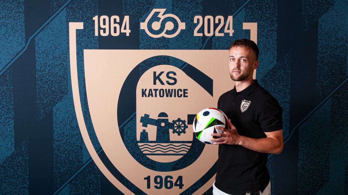 Materiały prasowe / GKS Katowice / Na zdjęciu: Sebastian Milewski został nowym piłkarzem GKS-u Katowice