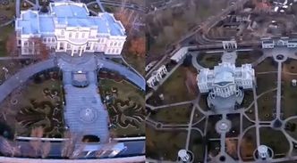 Tak wygląda pałac prezydenta Ukrainy! Mamy nagranie z drona!