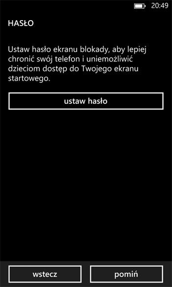 Konfiguracja Telefonu z Windows Phone 8