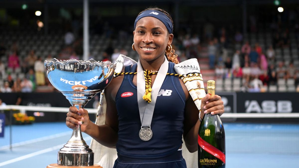 Getty Images / Hannah Peters / Na zdjęciu: Coco Gauff dwukrotnie wygrała zawody ASB Classic