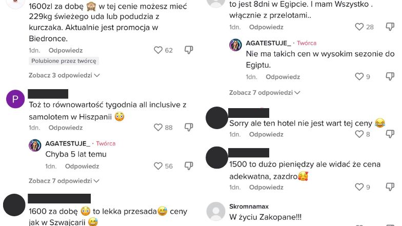 Tiktokerka zachwyca się pokojem w Zakopanem za 1600 zł