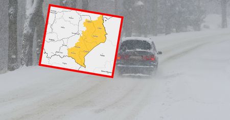 Podkarpacie tonie w śniegu. Przybywa nawet 2 centymetry na godzinę