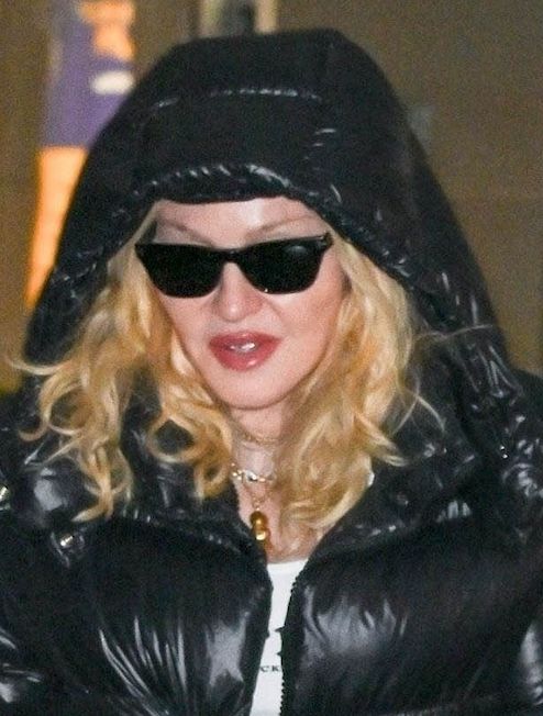 Madonna i Akeem Morris na lotnisku w Nowym Jorku