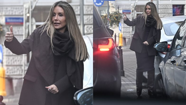 Małgorzata Rozenek mknie do restauracji z Radosławem Majdanem 