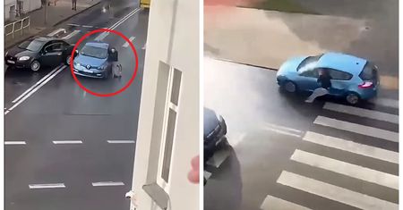 Sceny jak z GTA na Śląsku. Pijany kierowca staranował auta i uciekł