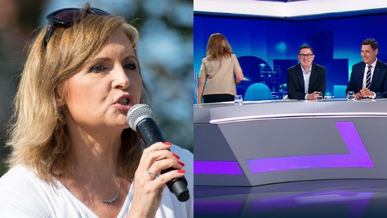 Agnieszka Gozdyra nieoczekiwanie wyszła ze studia