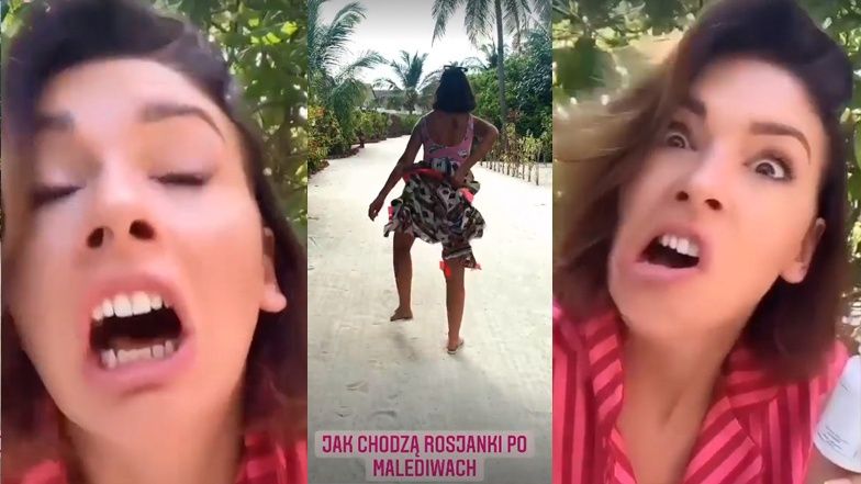 Klaudia Halejcio nabija się z Rosjanek