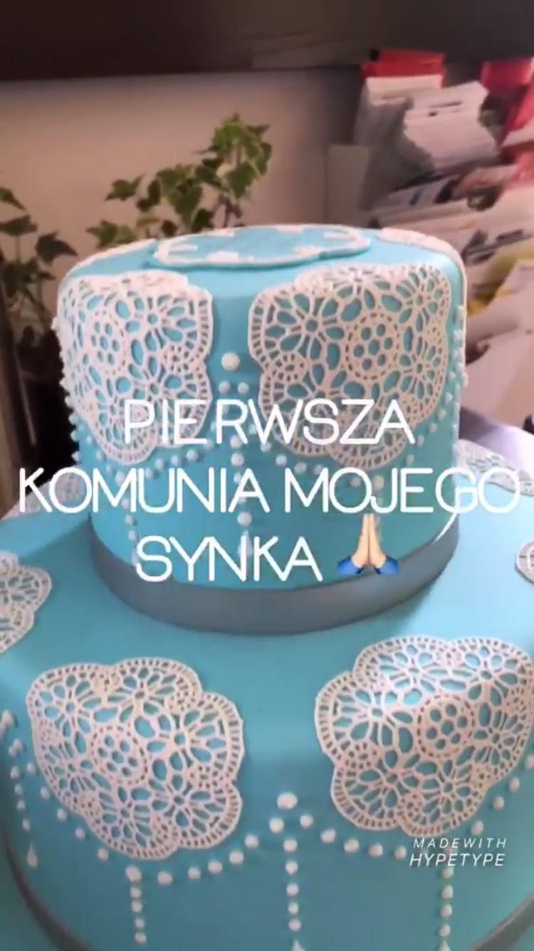 Komunia syna Kasi Cichopek