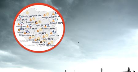 Dynamiczny koniec długiego weekendu. Nawałnice kroczą przez Polskę