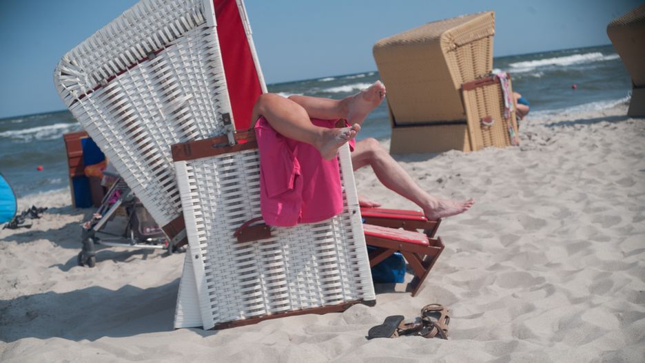 Plaża w luksusowym kurorcie na Półwyspie Helskim