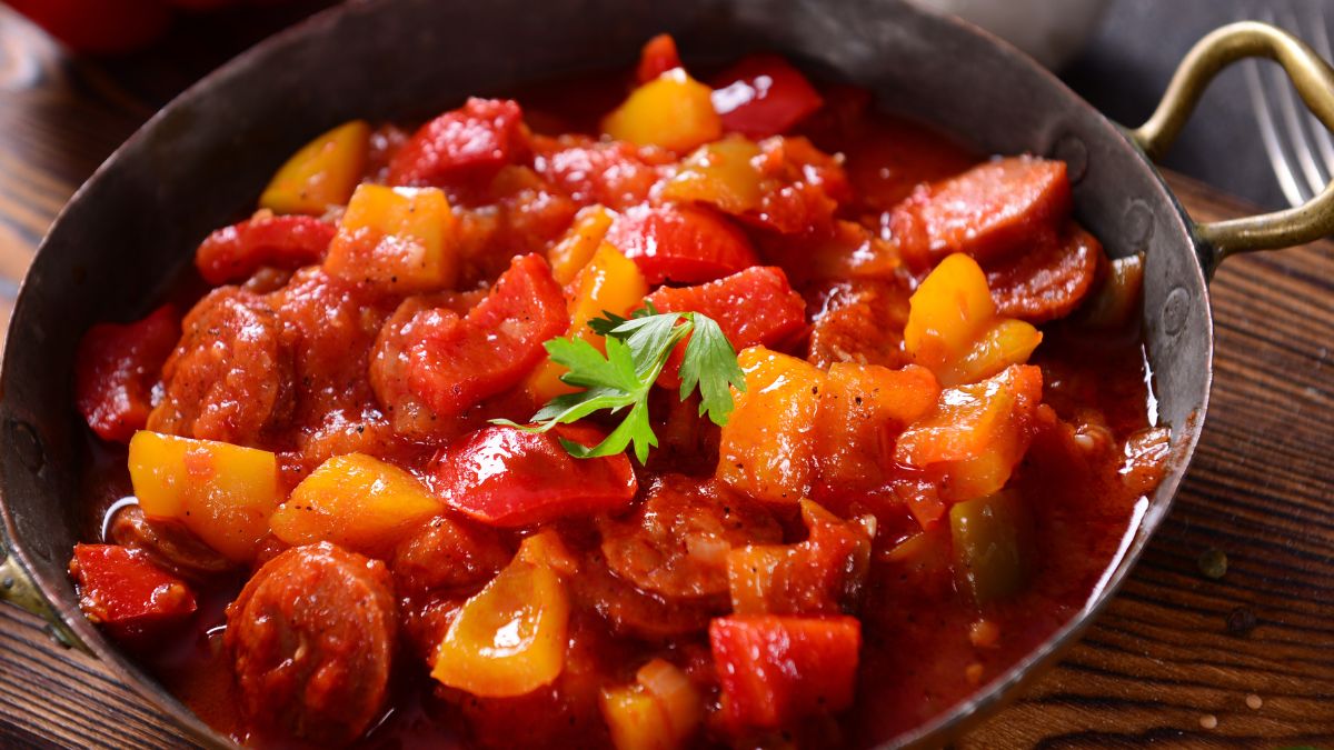 Węgierskie leczo jest bez cukinii
