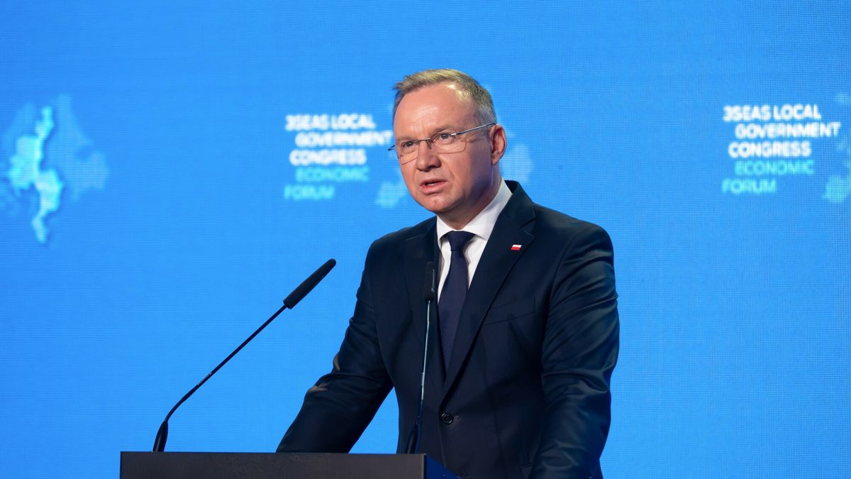 V Samorz?dowy Kongres Tr�jmorza w Lublinie
Fot. Krzysztof Radzki/East News, 12.03.2025. Lublin. V Samorzadowy Kongres Trojmorza i Forum Gospodarcze w Lublinie. N/z prezydent Andrzej Duda.
Krzysztof Radzki