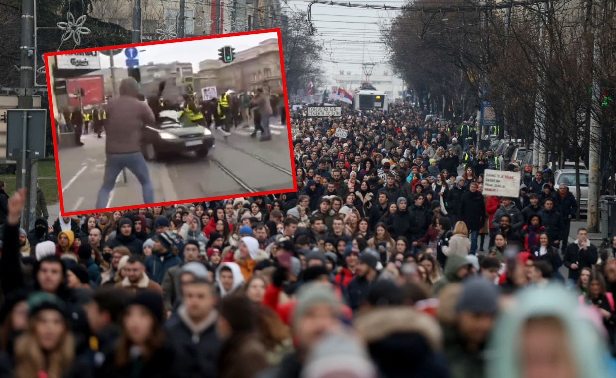 Driver charged with attempted murder after protest collision