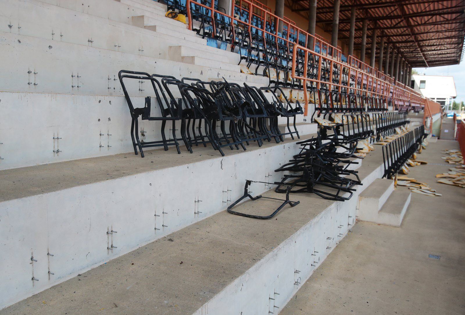 Stadion lekkoatletyczny im. Wiesława Maniaka w Szczecinie.
