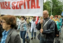 Katowice: „Liczymy na wasze sumienie!" Protest w obronie szpitala w Pszczynie