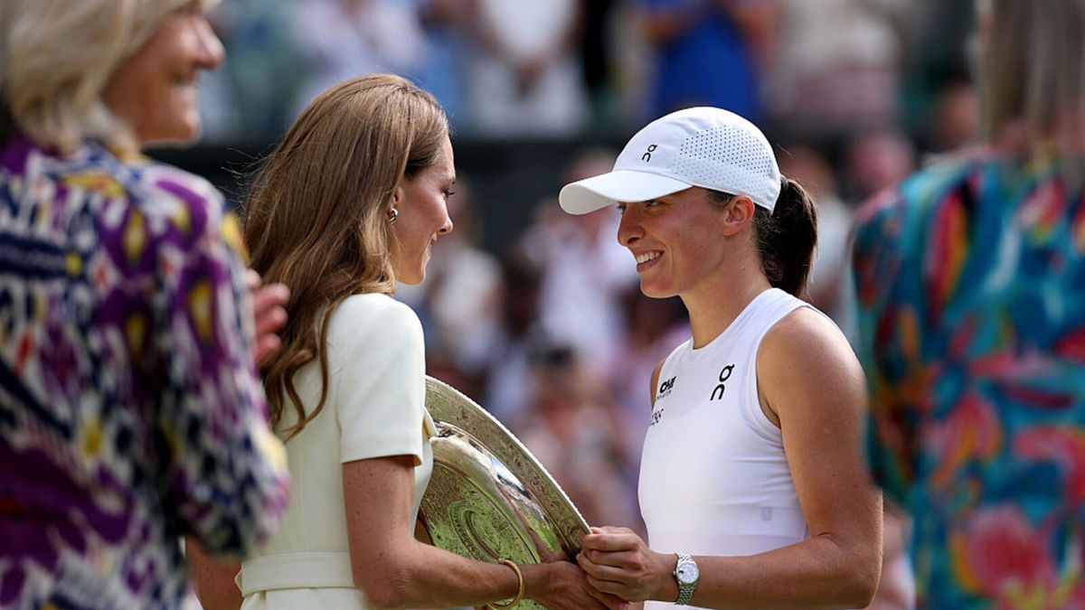 Getty Images / Clive Brunskill / księżna Kate i Iga Świątek