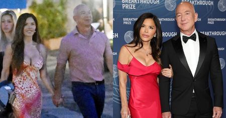 Jeff Bezos spaceruje za rękę z WYDEKOLTOWANĄ Lauren Sanchez