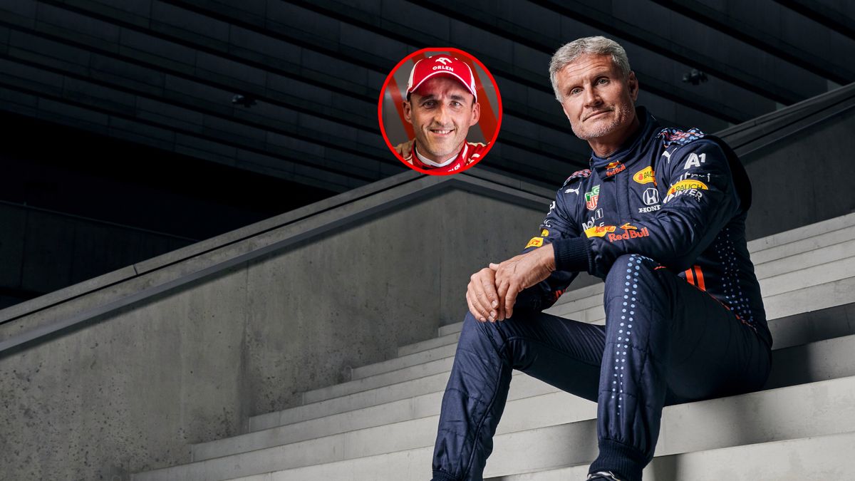 Materiały prasowe / Red Bull / WRT / Na zdjęciu: David Coulthard, w kółku Robert Kubica