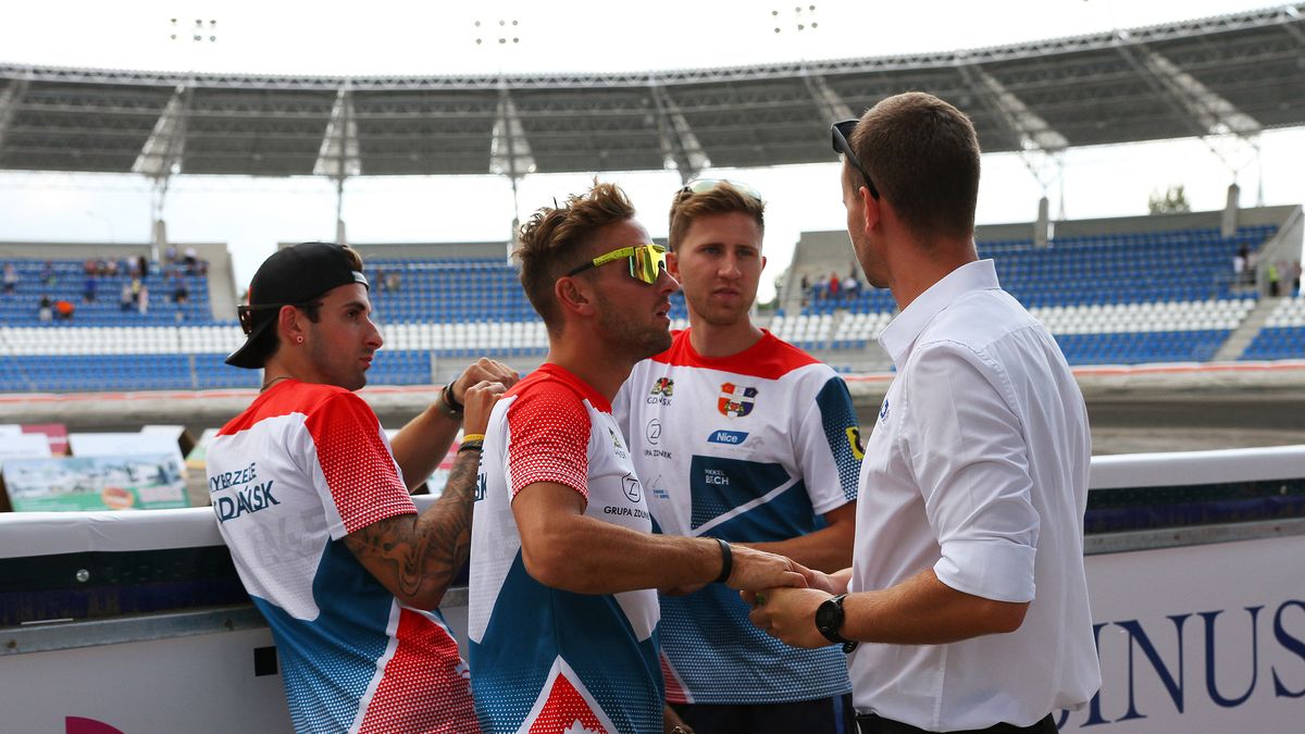 WP SportoweFakty / Adrian Skorupski / Duńczycy z Wybrzeża: Mikkel Michelsen, Anders Thomsen, Mikkel Bech.