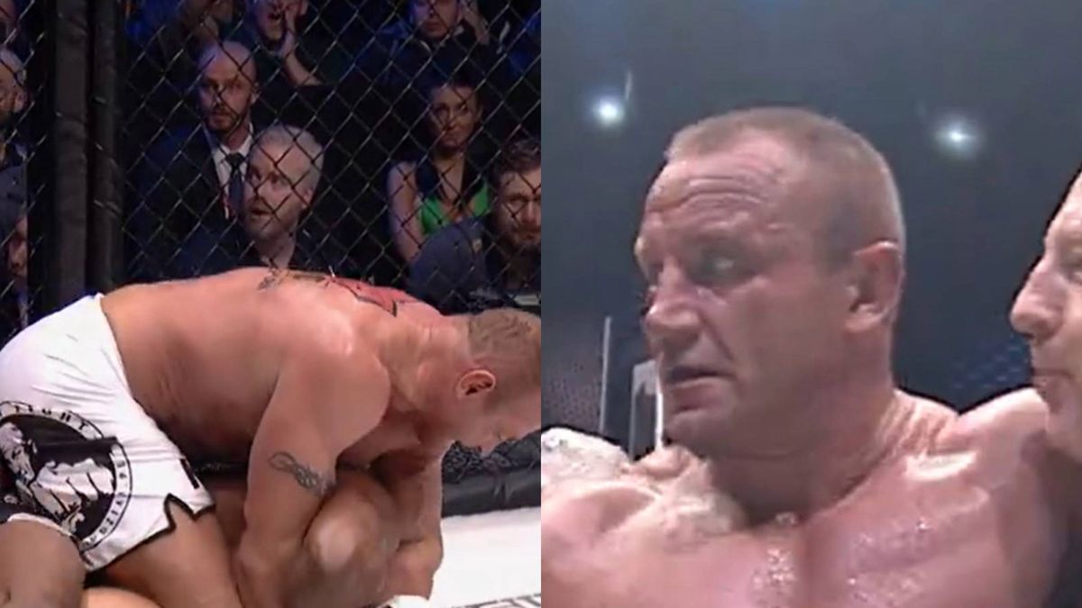 Twitter / KSW / Na zdjęciu: Walka Mariusza Pudzianowskiego z Jayem Silvą