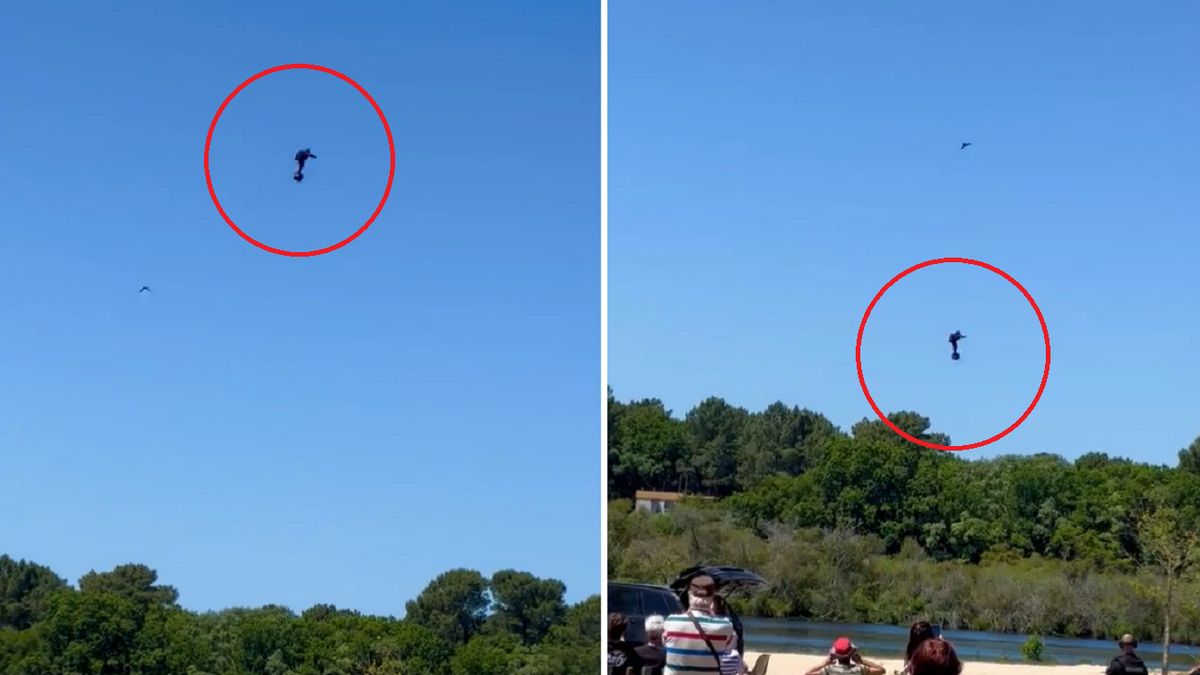 "Latający człowiek" uległ poważnemu wypadkowi