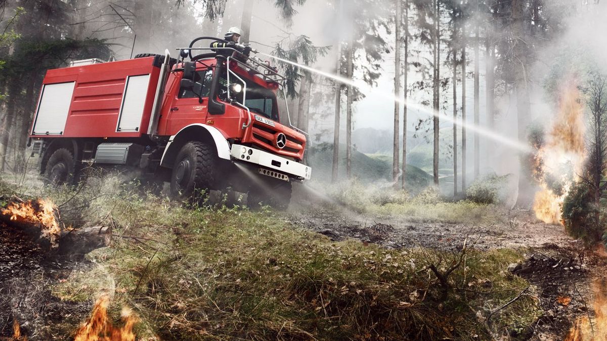 Pożarniczy Unimog U 5023