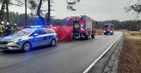 Jechał oddać krew. Tragedia na drodze