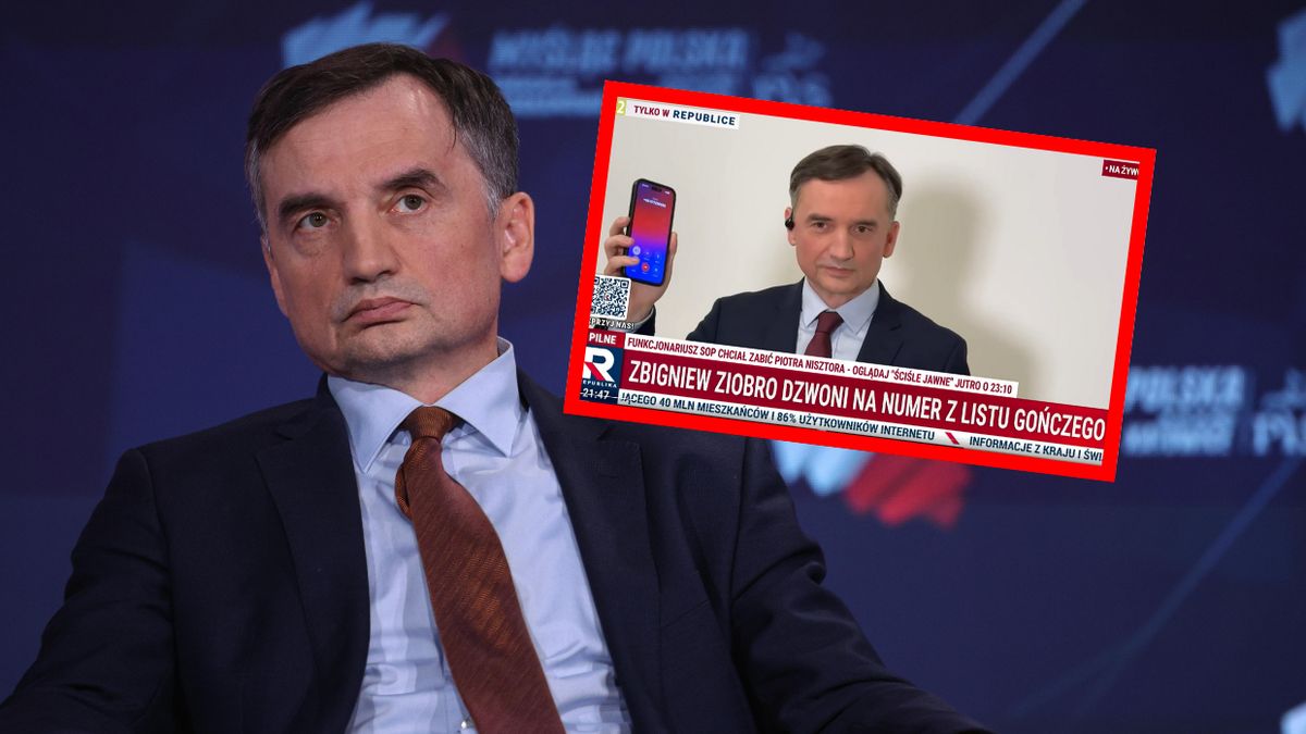 Zbigniew Ziobro na antenie TV Republika