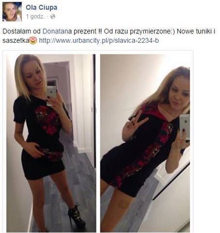 Ola Ciupa dostała prezent od Donatana
