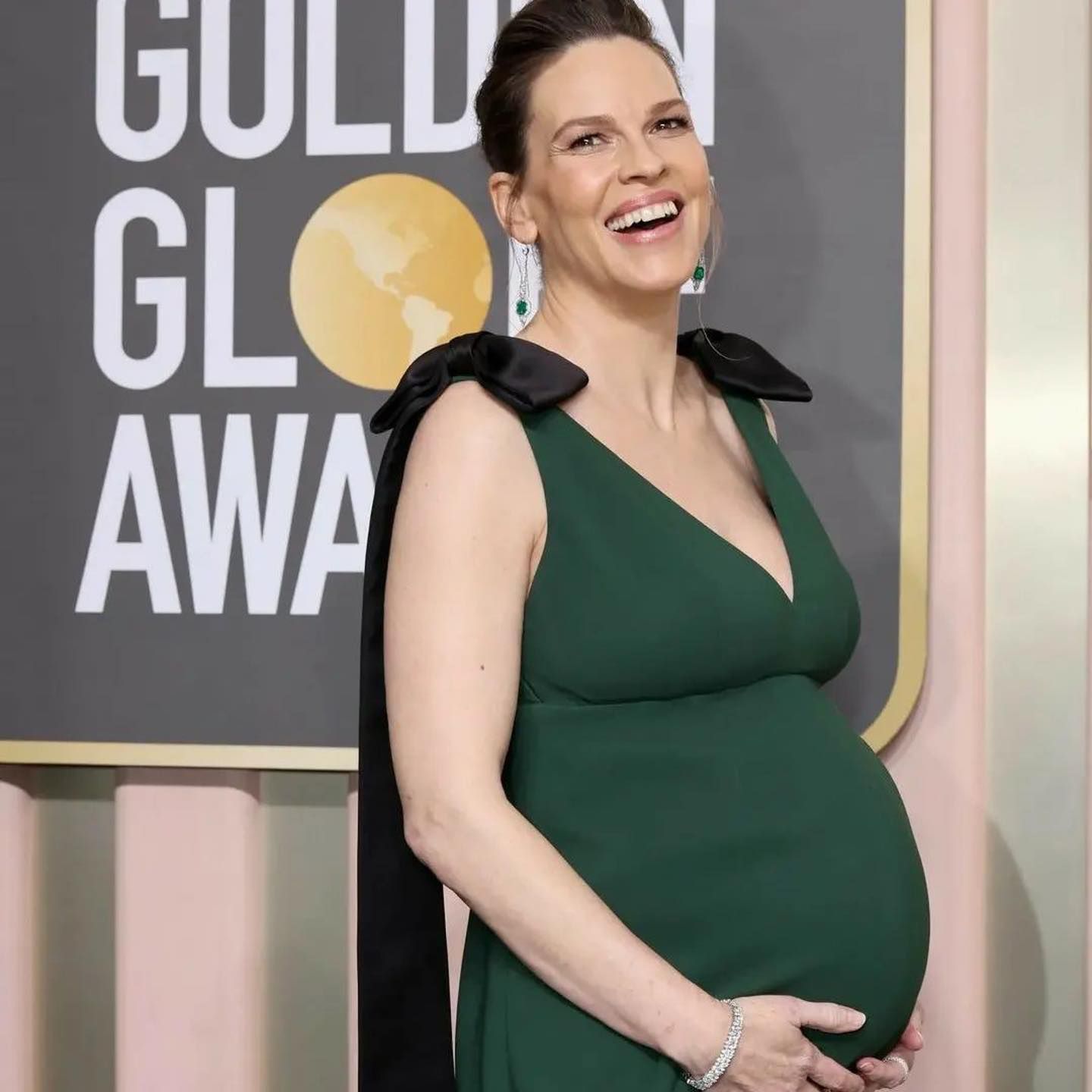 Hilary Swank w bliźniaczej ciąży