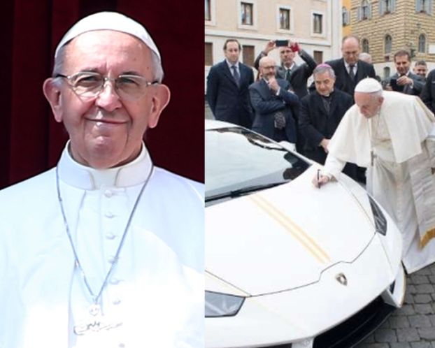 Papież Franciszek dostał lamborghini i... oddał je na cele charytatywne!