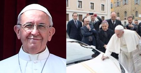 Papież Franciszek dostał lamborghini i... oddał je na cele charytatywne!
