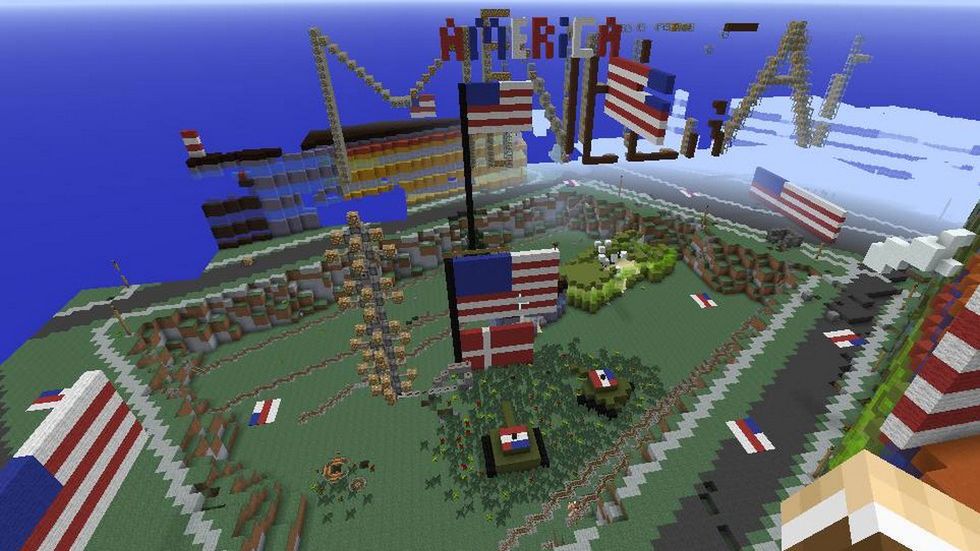 Barbarzyńcy u bram. Amerykańscy wandale niszczą Danię w Minecrafcie 1