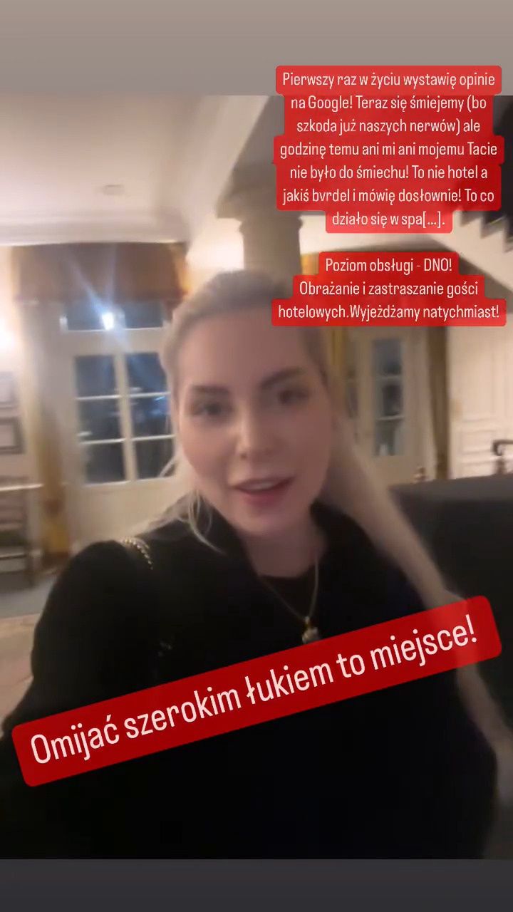 Julia von Stein dobitnie podsumowała jakość obsługi hotelowej