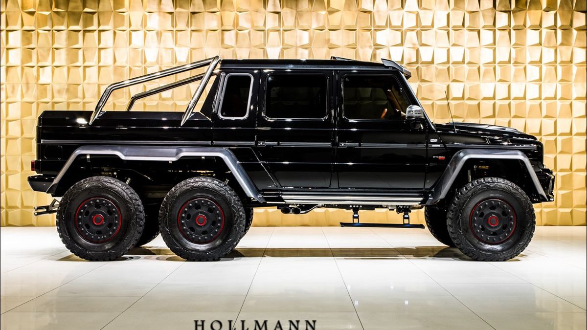 Jeśli komuś zwykły Mercedes G63 6x6 AMG nie wystarczał, Brabus przychodził z pomocą