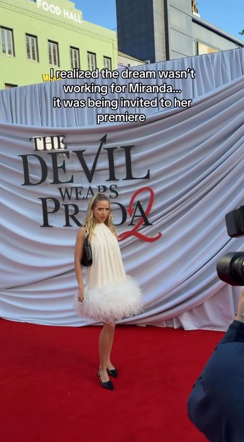 Jessica Mercedes na premierze "Diabeł ubiera się u Prady 2"