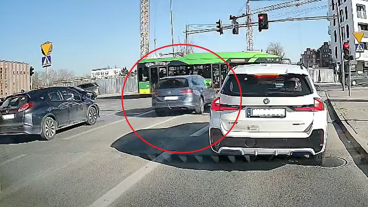 Skandaliczne postępowanie poznańskiego kierowcy