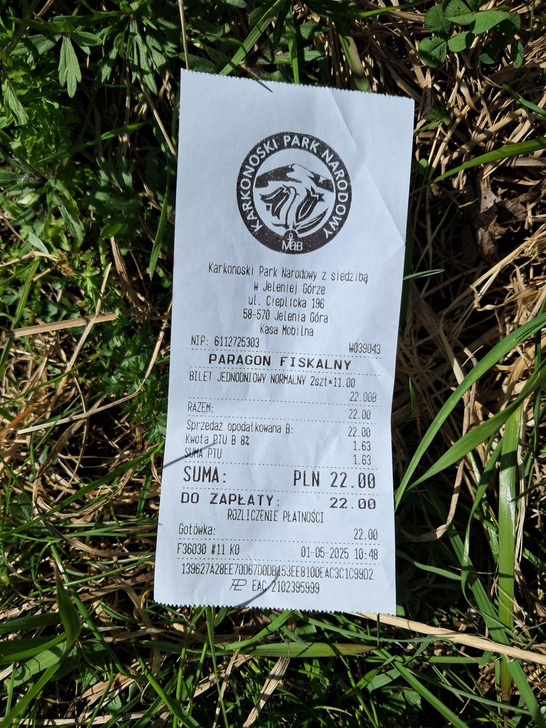 Opłaty za wstęp do Karkonoskiego Parku Narodowego.