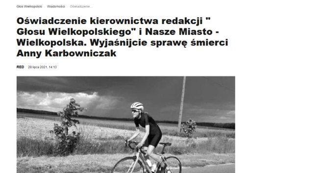 „Głos Wielkopolski” apeluje do Ziobry o objęcie nadzorem śledztwa ws. śmierci dziennikarki