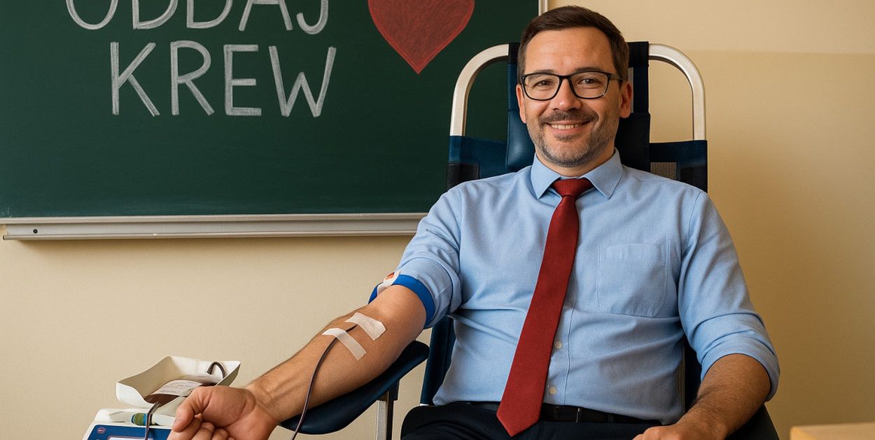 Tuchomie: Kolejna akcja krwiodawstwa. Strażacy i nauczyciele łączą siły