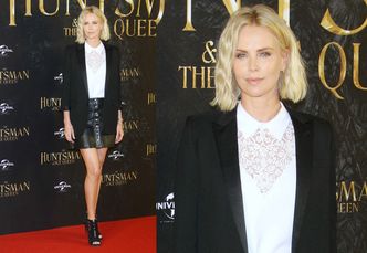 Nogi Charlize Theron na premierze "Łowcy i Królowej Lodu" (ZDJĘCIA)