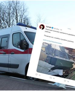 Wypadek na Białorusi. System rakietowy wjechał w dom