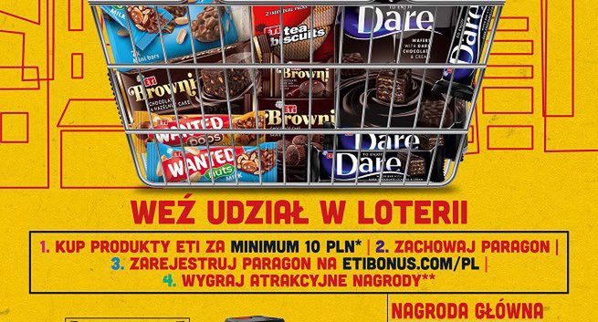 „Graj i w wygrywaj z ulubionymi produktami” w promocji ETi (wideo)