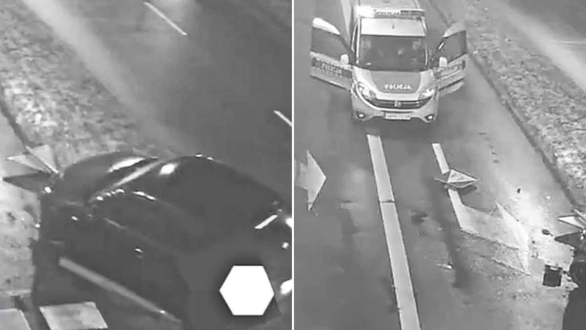 wypadek, pijany za kierownicą, policja Kierowca audi wypadł z drogi. Od razu trafił na patrol policji