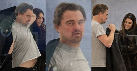 Leonardo DiCaprio mierzy markowe fatałaszki na zakupach z MŁODSZĄ O 24 LATA ukochaną (ZDJĘCIA)