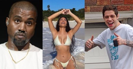 Kim Kardashian w BIKINI beztrosko bawi się na wakacjach z Petem Davidsonem (ZDJĘCIA)